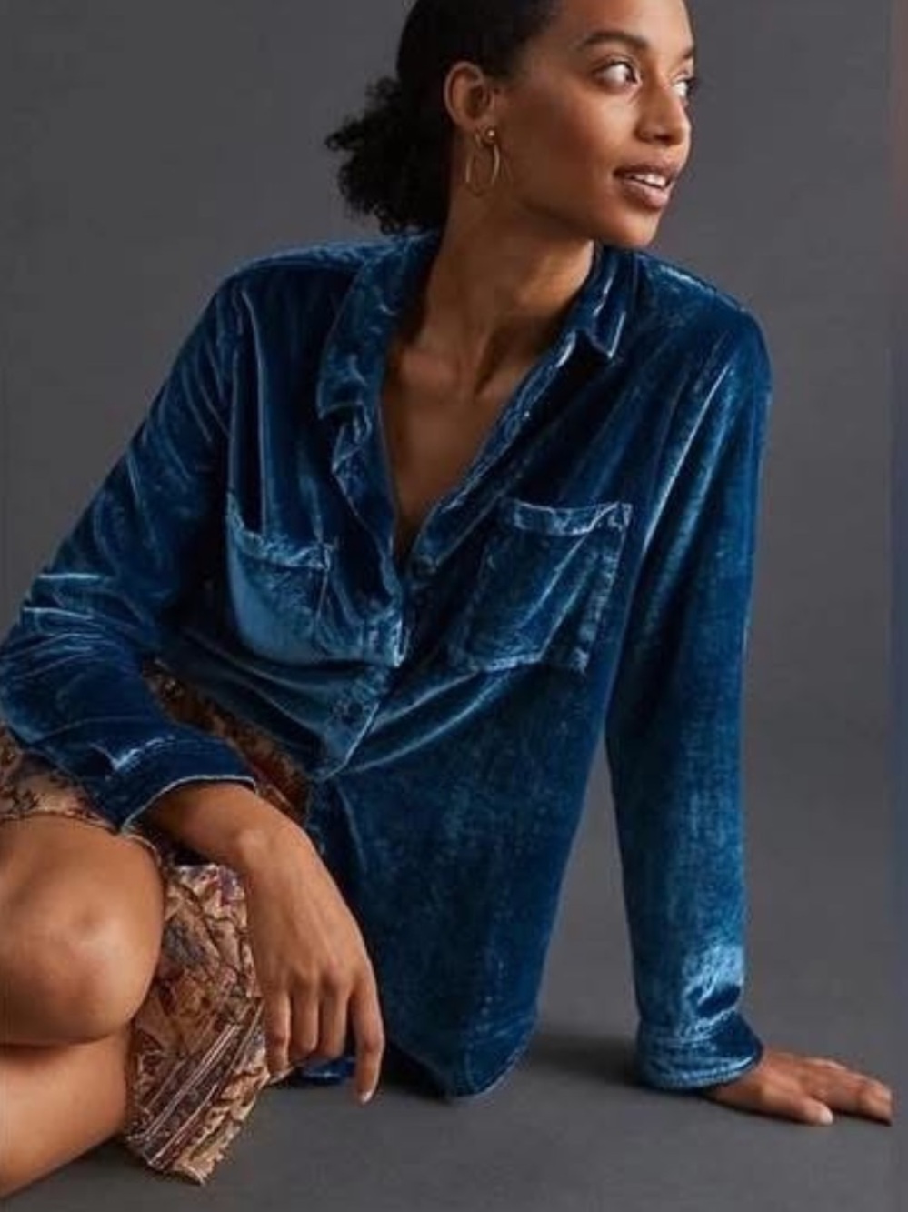Pilcro Hadley Relaxed Buttondown Shirt